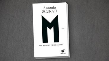 Bild: Klett-Cotta Buchcover: M. Der Sohn des Jahrhunderts von Antonio Scurati.
