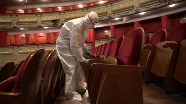 Bild: Das Erste Sicherheitsvorkehrungen im Teatro Real