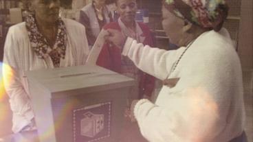 Bild: Tagesschau Die ersten freien Wahlen in Südafrika 1994