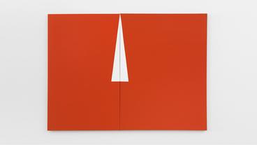 Bild: Carmen Herrera Carmen Herrera, Red with White Triangle, 1961