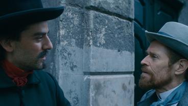 Bild: DCM Freunde: Paul Gauguin (Oscar Isaac) und Vindent van Gogh (Willem Dafoe)