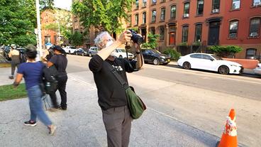 Bild: Ken Schles Der Fotograf Ken Schles auf den Straßen von New York