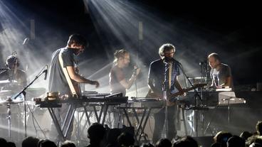 Bild: Imago/Roland Owsnitzki "The Notwist" bei einem Konzert in Berlin am 12.02.2017