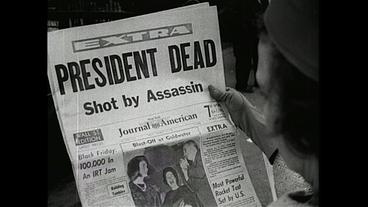 Bild: National Archives Zeitungsschlagzeile zum Tod von John F. Kennedy