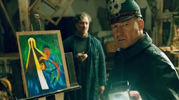 Bild: Network Movie / Wild Bunch Germany 2019 / Georges Pauly Filmszene "Deutschstunde" mit Vater Jens Ole Jepsen (Ulrich Noethen) und Max Ludwig Nansen (Tobias Moretti)