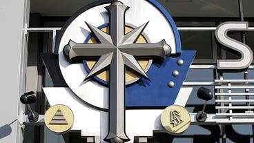 Bild: imago/Metodi Popow Scientology-Logo