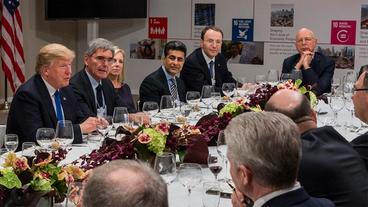 Bild: World Economic Forum 2018 Davos 2018 Dinner-Tafel