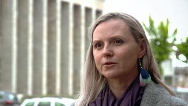 Bild: ttt Die belarussische Lyrikerin Volha Hapeyeva