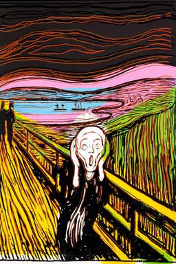 Andy Warhols Version von Munchs "Schrei"