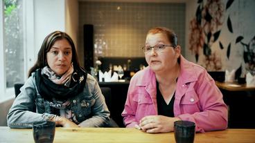 Bild: ttt "Wie im echten Leben": Mit den Laiendarstellerinnen Evelyne Porée (r.) und Hélène Lambert