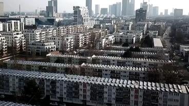 Bild: HR Mieterstrom-Solaranlagen auf Dächern in Frankfurt