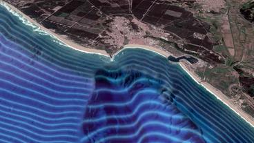 Bild: WDR Grafik: Nazaré-Canyon