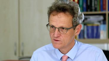 Bild: BR Prof. Tautwein im Interview.