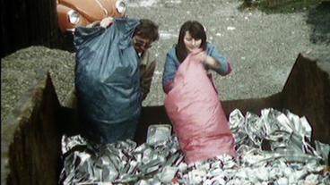Bild: BR Sammlung von Aluminium aus Haushaltabfällen