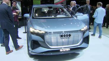 Bild: SWR Ausgestelltes Auto auf einer Messe.