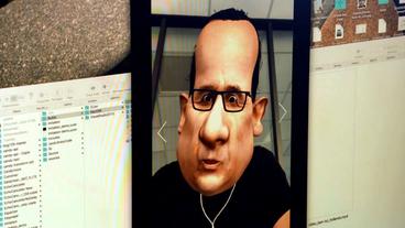 Bild: hr Avatar mit Hollande-Stimme.
