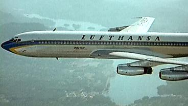 Bild: BR Flugzeug am Himmel.