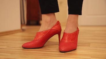 Bild: HR Schuhe aus Rhabarberleder