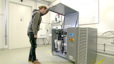 Bild: HR Modellanlage eines Power-to-Gas-Speichers