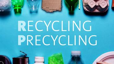 Bild: SWR Grafik mit dem Schriftzug Precycling und Recycling