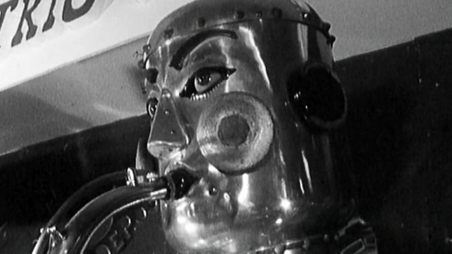 Bild: WDR Mechanische Kapelle, schwarz-weiß Aufnahme aus den 1960er Jahren