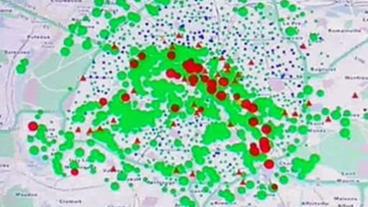 Auf dem Computer werden alle Verleihstationen und Fahrräder verfolgt (Bilid: SWR)