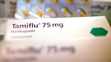 Bild: dpa Eine Packung Tamiflu