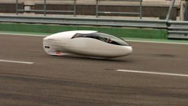 Bild: Jan Kerckhoff Speedbike auf der Rennbahn