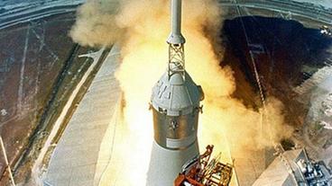 Start der Saturn V Rakete zur Apollo 11 Mission