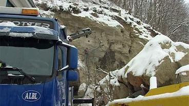 Die Unglückstelle in Stein an der Traun