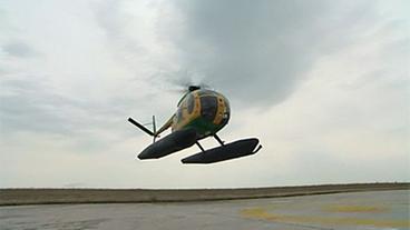 Start Helikopter der Guardia di Finanza