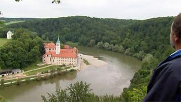 Prof. Waldherr oberhalb von Kloster Weltenburg