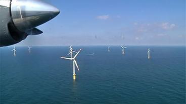 Bild: NDR Offshore-Windpark Alpha Ventus