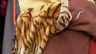 Bild: WDR Ein Tigerfellimitat aus Frottee