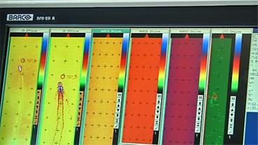 Farbspektrum des Laserfluorosensors