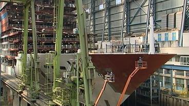 Die AIDA Sol in der Werft
