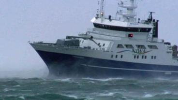 Neuseeländisches Forschungsschiff Tangaroa