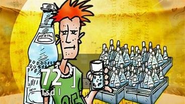 Bild: BR/Murmann So viel Wasser trinkt Philip in seinem Leben