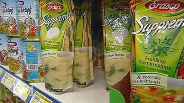 Bild: HR Produkt ein einem Supermarkt Regal