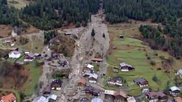 Bild: BR Erdrutsch im August 2005 im Paznauntal