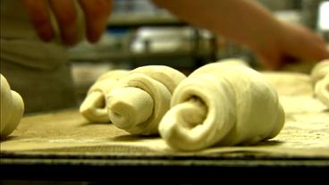 Produktion in Großbäckerei