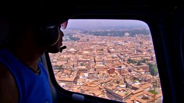 Bild: colourFIELD Stephen im Helikopter