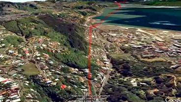 Bild: Google, Julian Thomson, GNS Science Eine grafische Darstellung der Verwerfungslinie durch Wellington