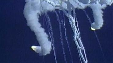 Explosion der Raumfähre "Challenger"