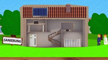 Ein gedämmtes Haus mit Photovoltaik, neuer Heizung und neuen Elektrogeräten