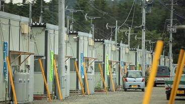 Containersiedlung nahe Fukushima