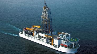 Bild: IODP/JAMSTEC Das Forschungsschiff Chikyu