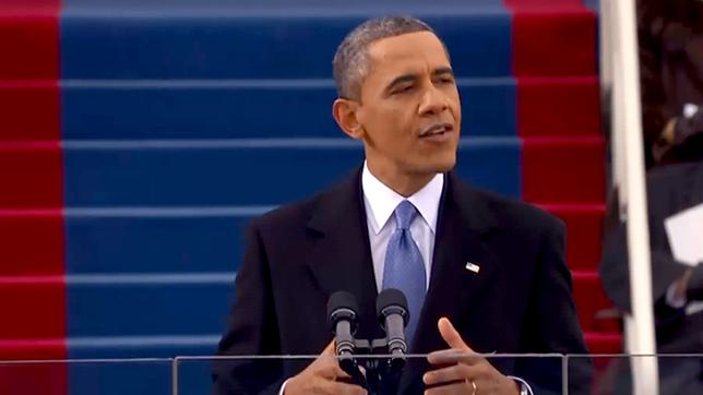 Bild: hr Barack Obama am Rednerpult