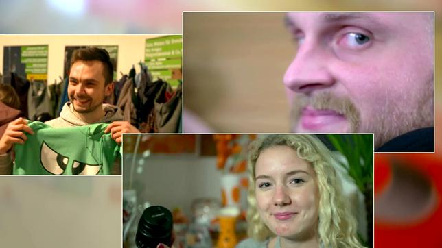 Bild: HR Drei Personen schauen in die Kamera