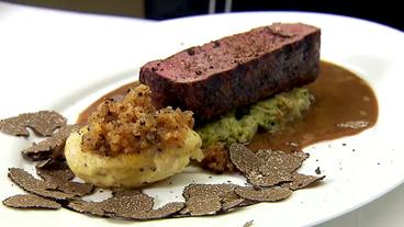 Bild: hr Hirschfilet mit Burgundertrüffeln